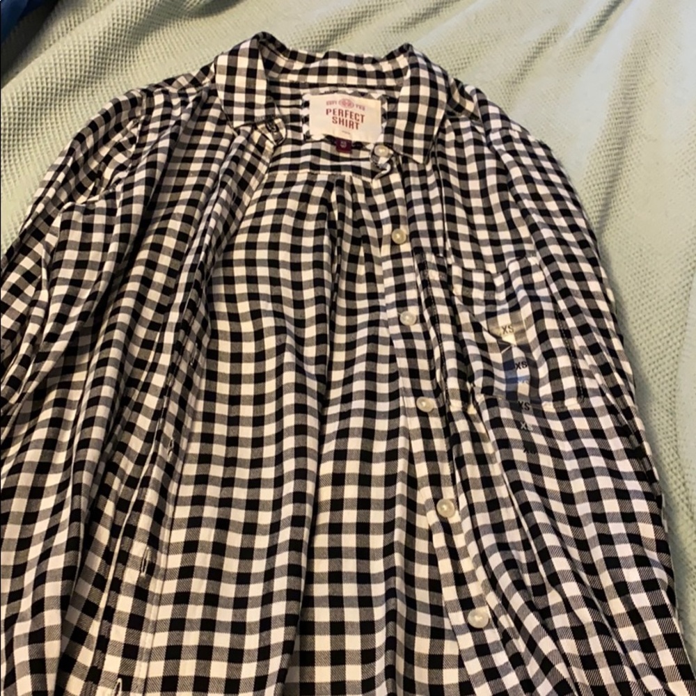 Black and white flannel